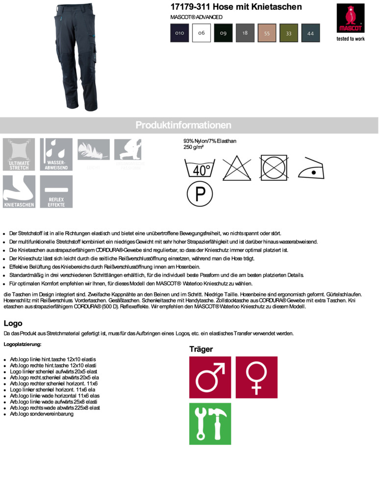 Datenblatt Zertifikat