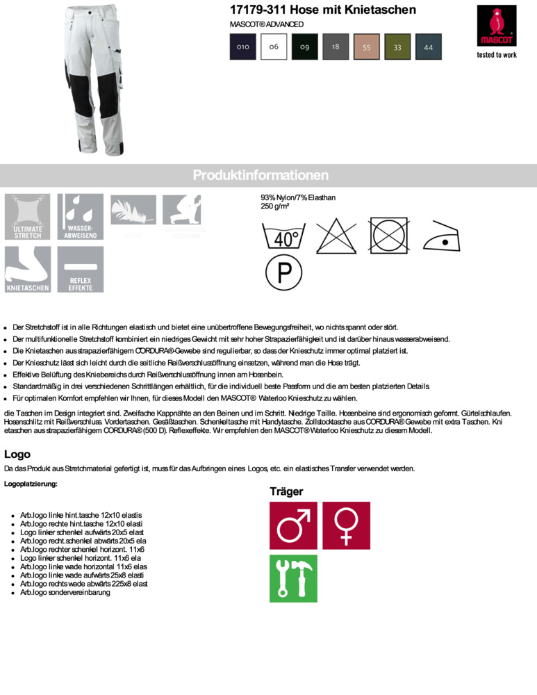 Datenblatt Zertifikat