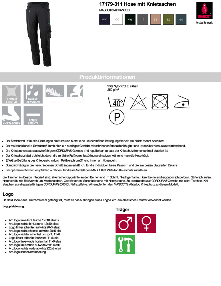 Datenblatt Zertifikat