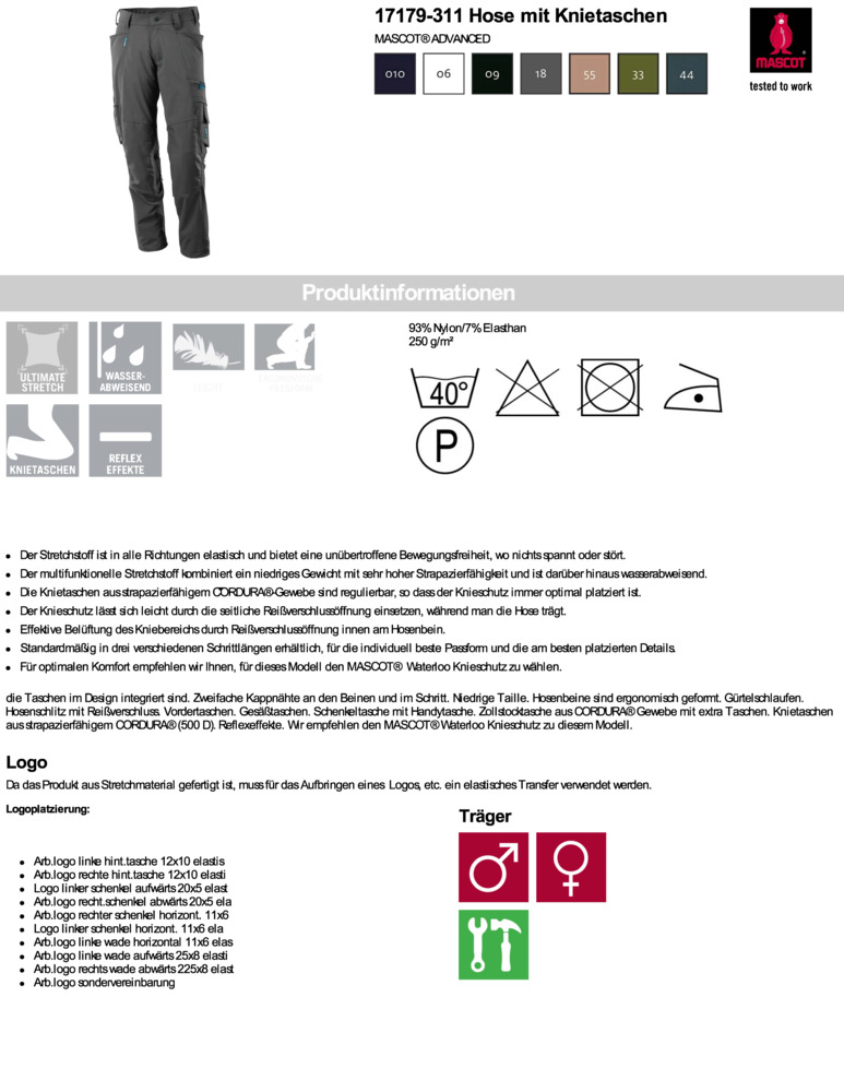 Datenblatt Zertifikat