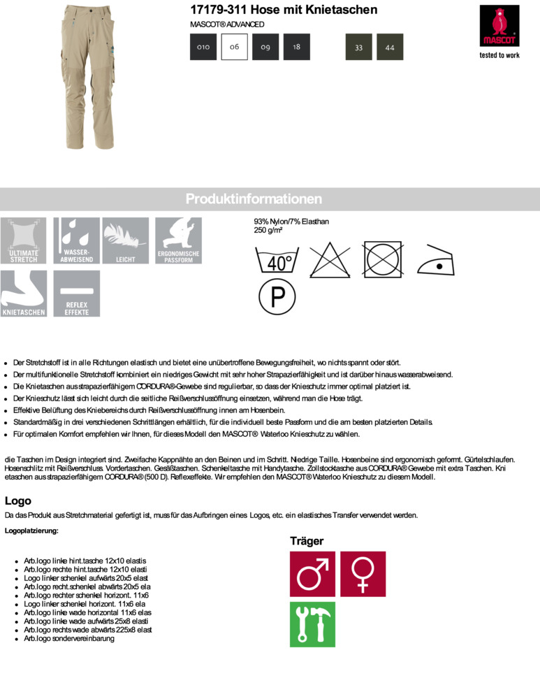 Datenblatt Zertifikat