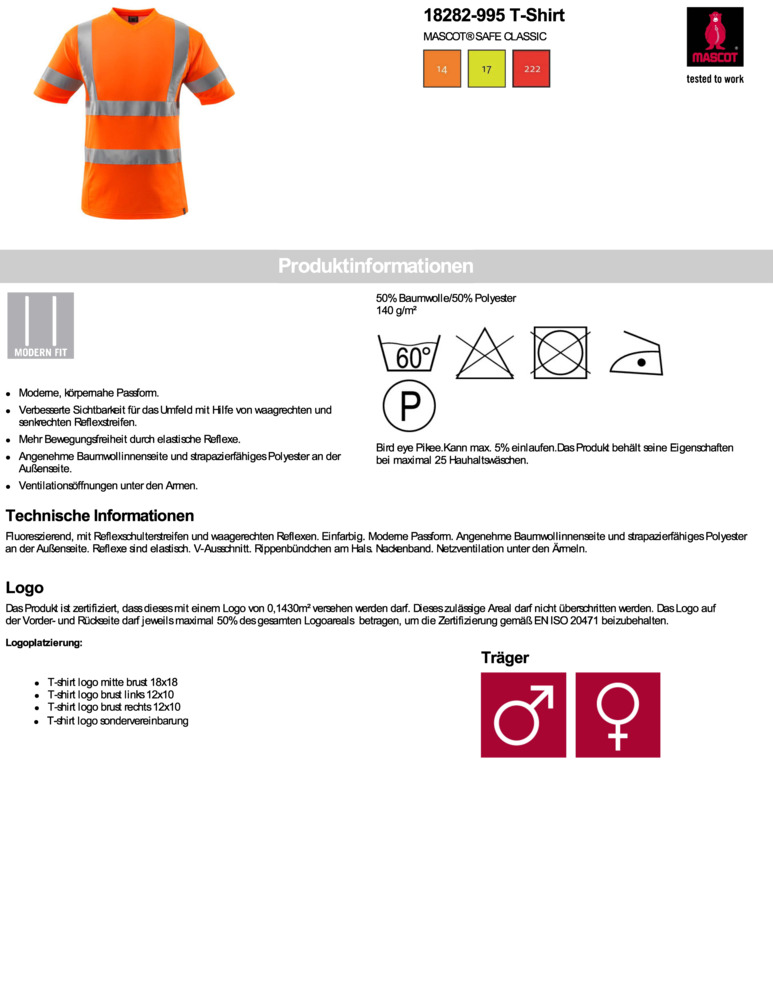 Datenblatt Zertifikat