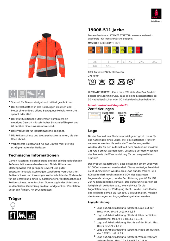 Datenblatt Zertifikat