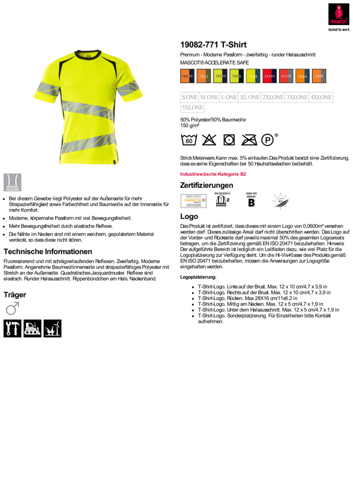 Datenblatt Zertifikat