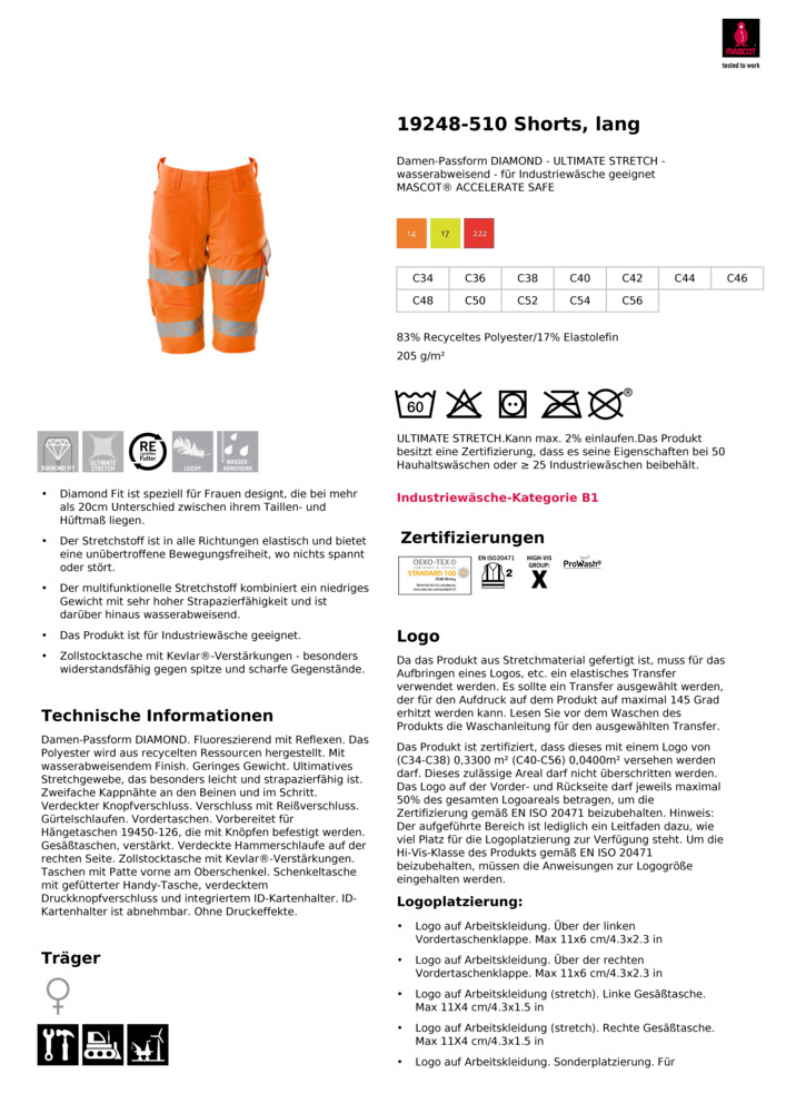 Datenblatt Zertifikat