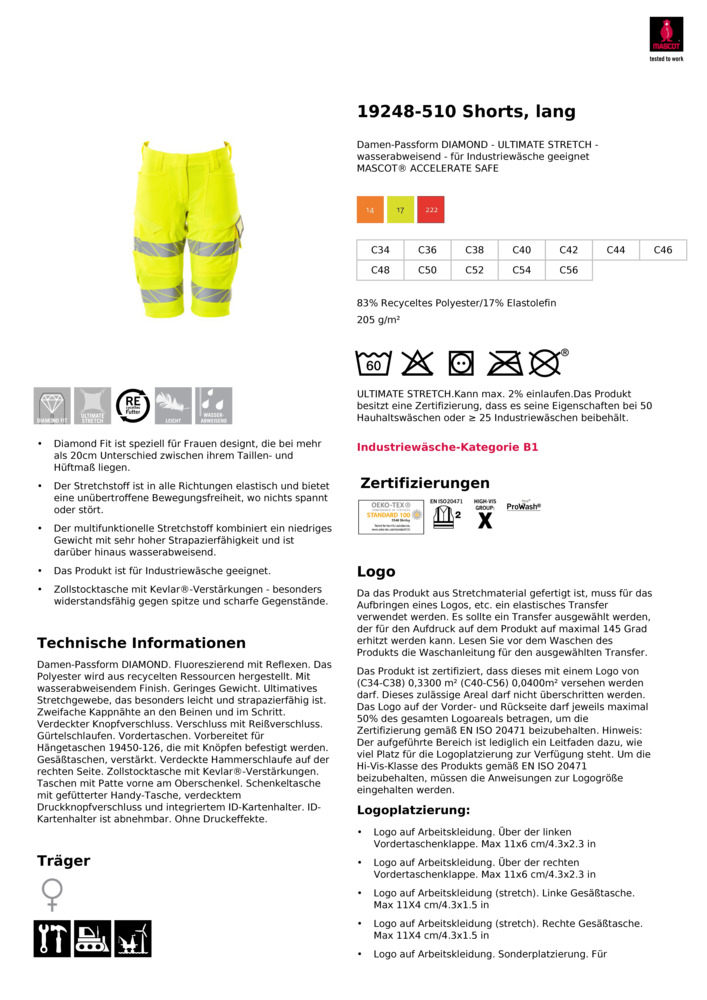 Datenblatt Zertifikat
