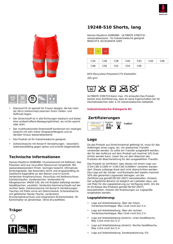 Datenblatt Zertifikat
