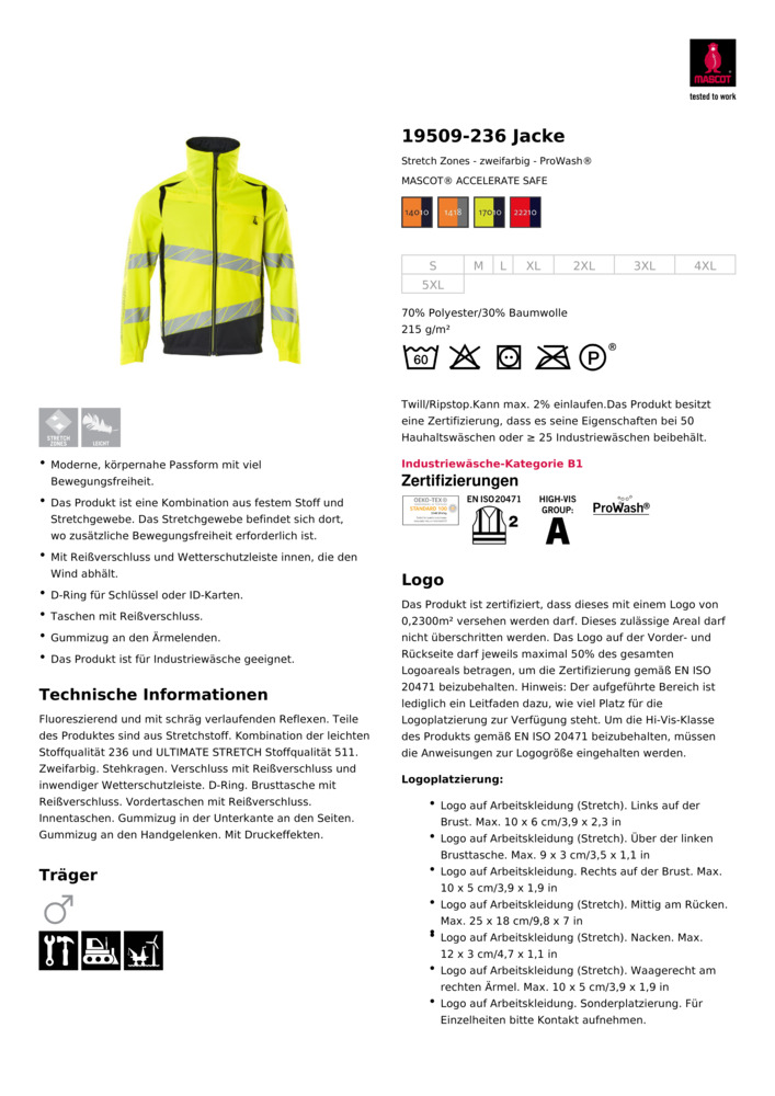 Datenblatt Zertifikat