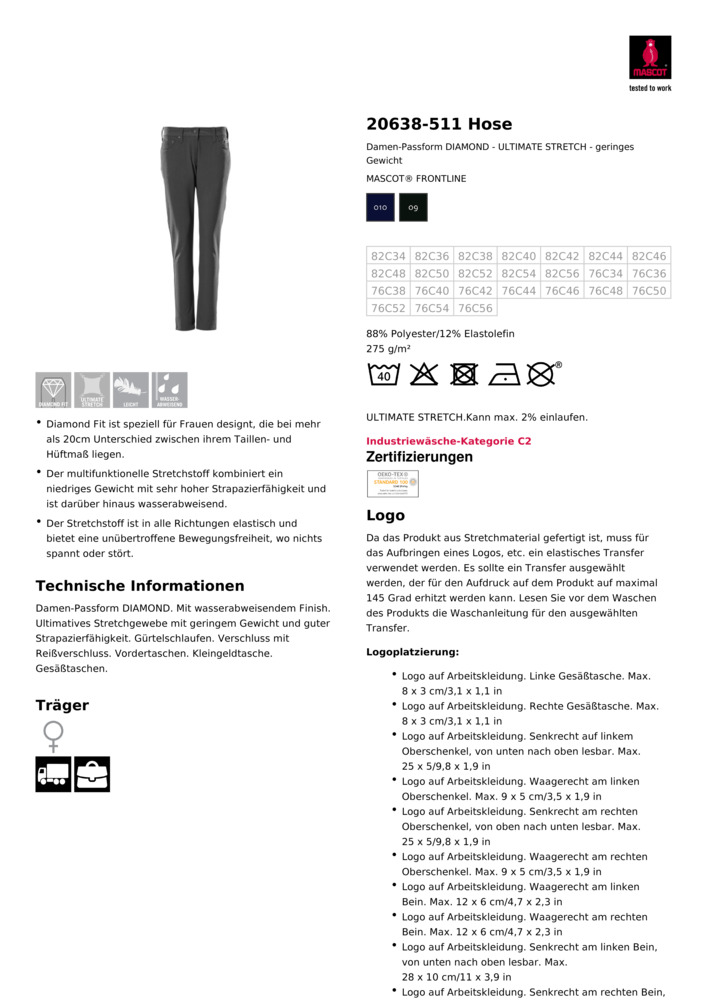 Datenblatt Zertifikat