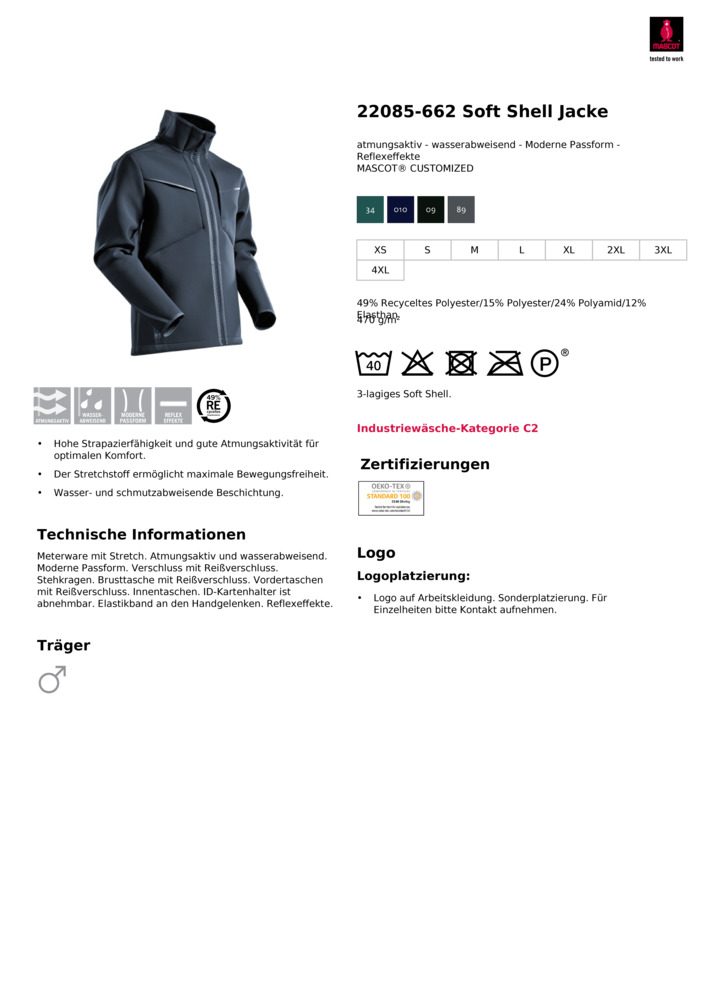 Datenblatt Zertifikat