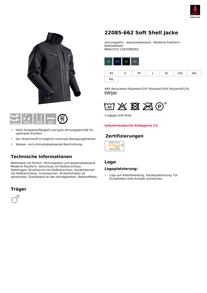 Datenblatt Zertifikat