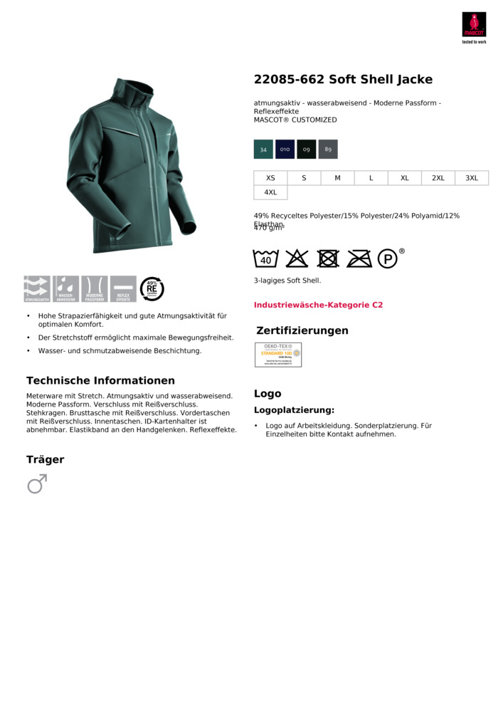 Datenblatt Zertifikat