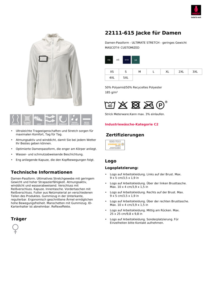 Datenblatt Zertifikat