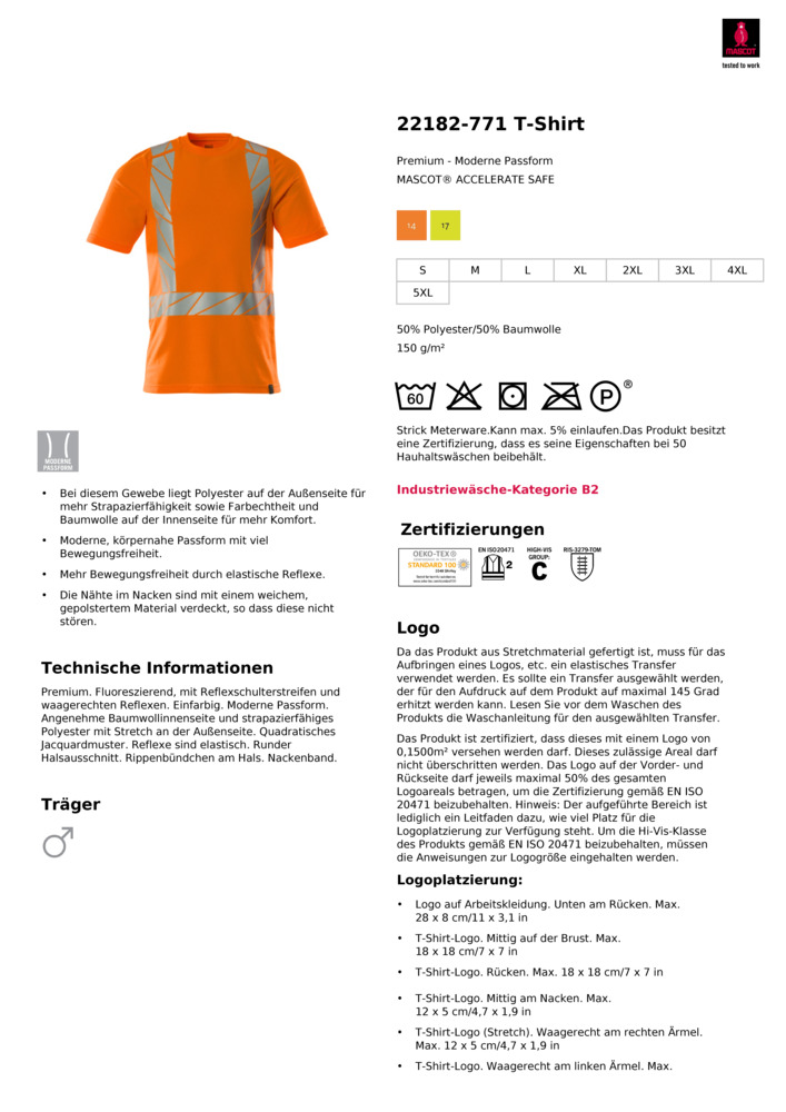 Datenblatt Zertifikat