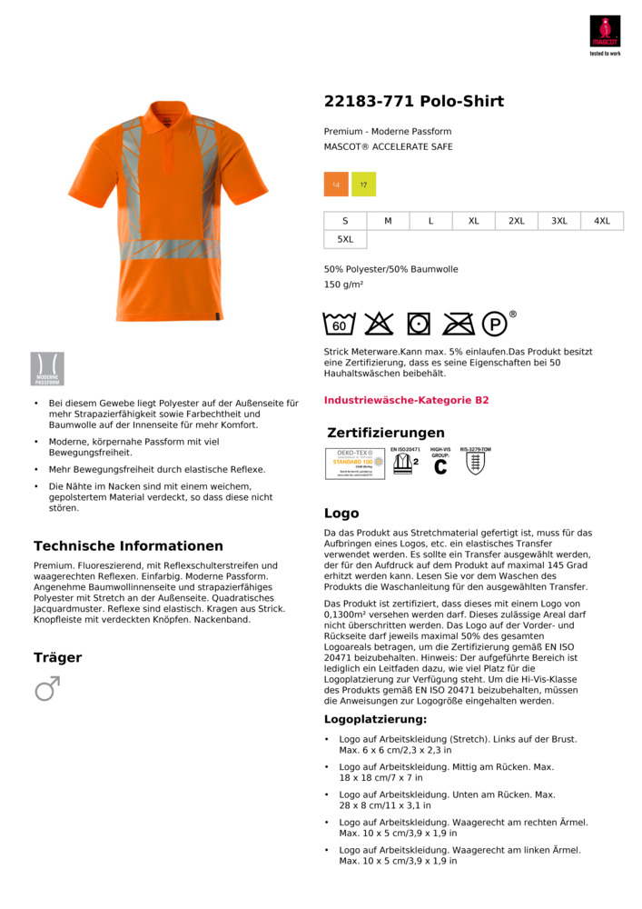 Datenblatt Zertifikat