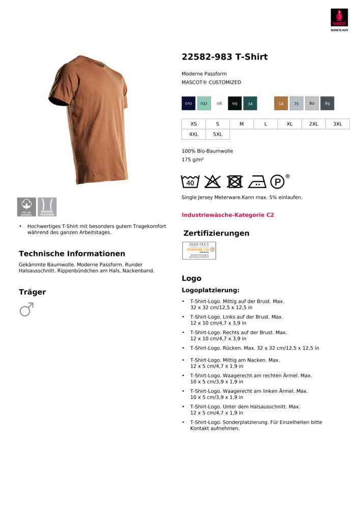 Datenblatt Zertifikat