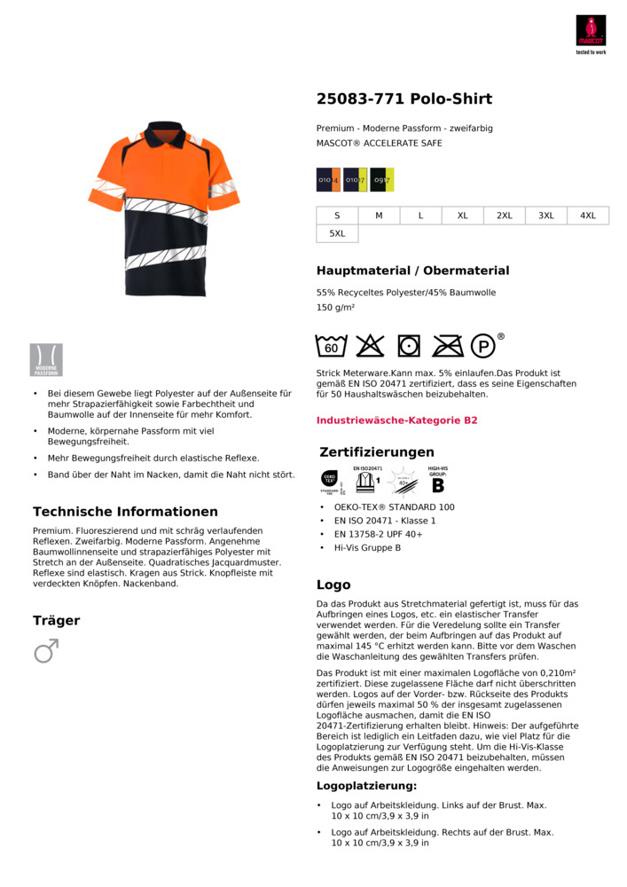 Datenblatt Zertifikat