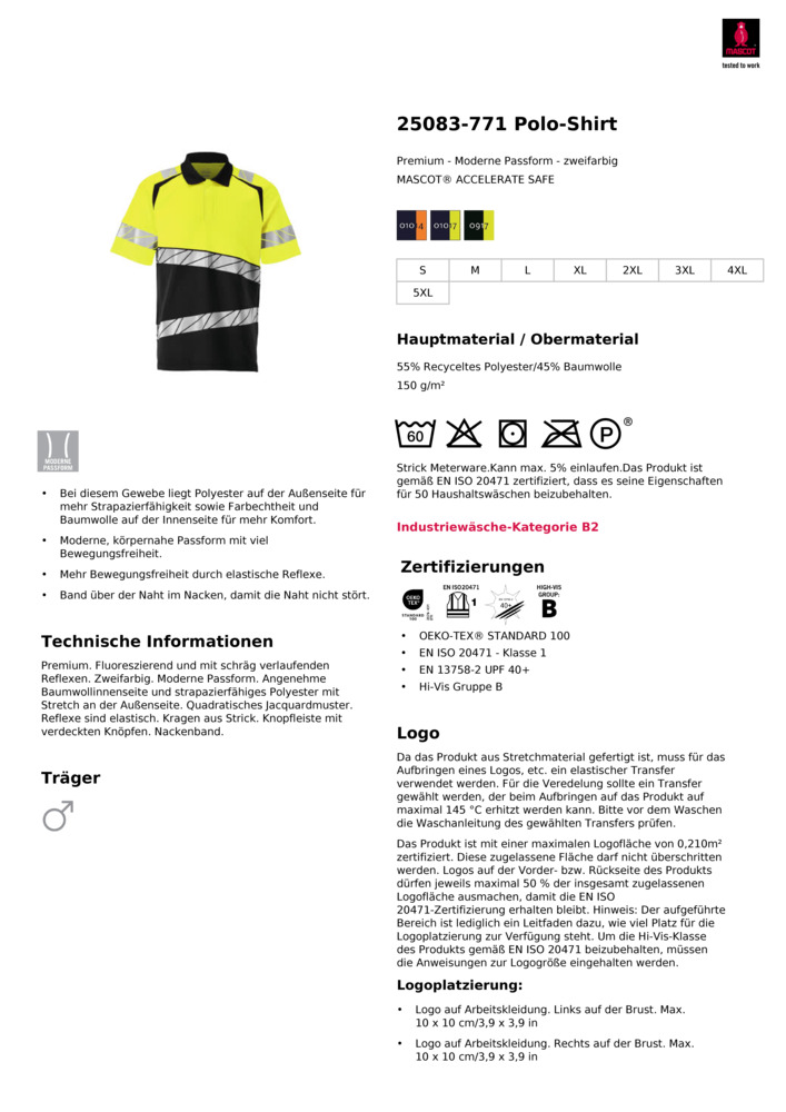 Datenblatt Zertifikat