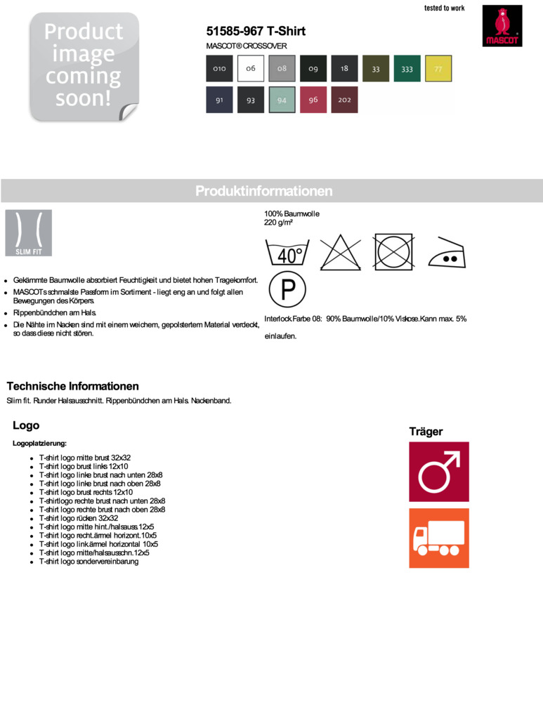 Datenblatt Zertifikat