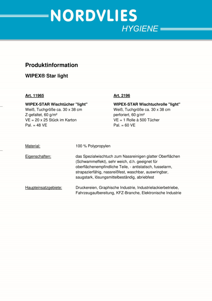 Datenblatt Zertifikat