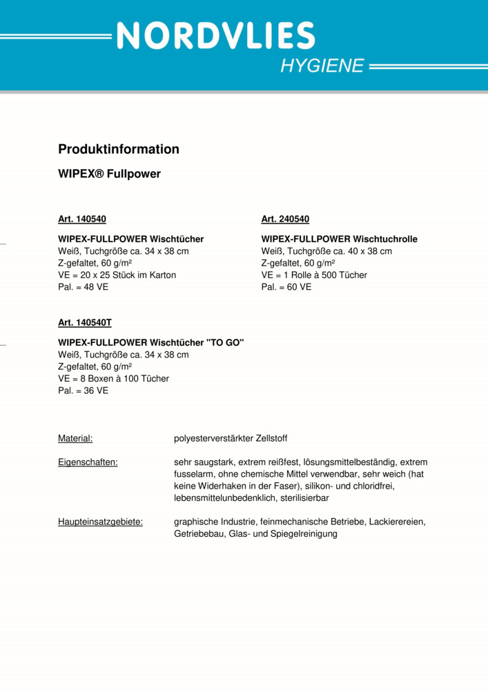 Datenblatt Zertifikat