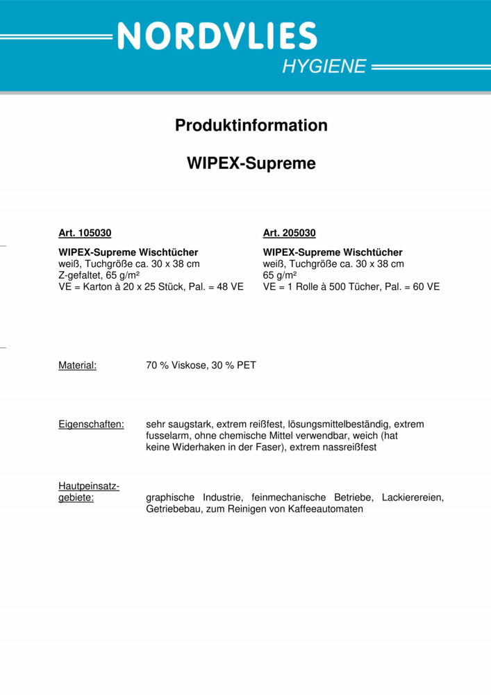 Datenblatt Zertifikat