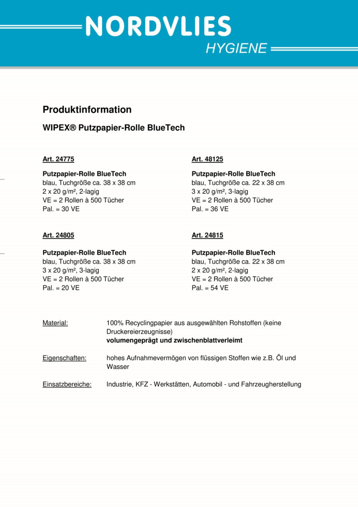 Datenblatt Zertifikat