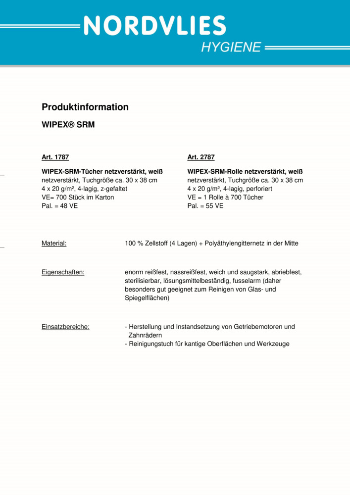 Datenblatt Zertifikat