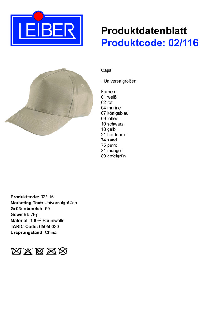 Datenblatt Zertifikat