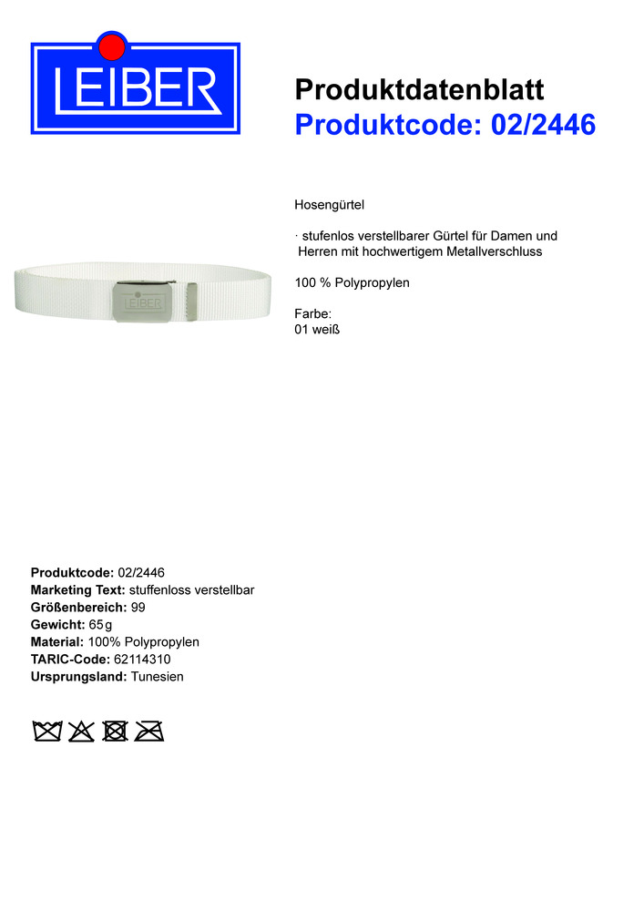 Datenblatt Zertifikat