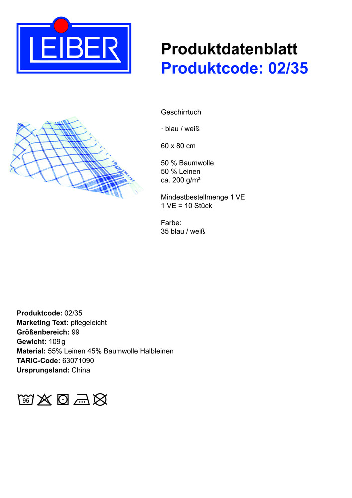 Datenblatt Zertifikat