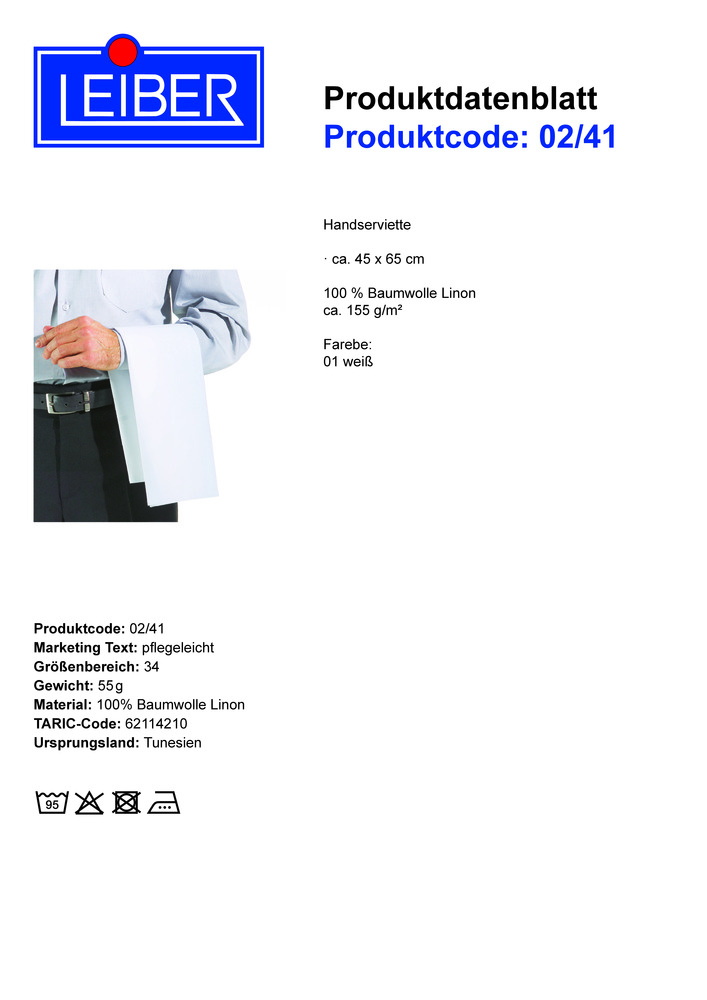 Datenblatt Zertifikat