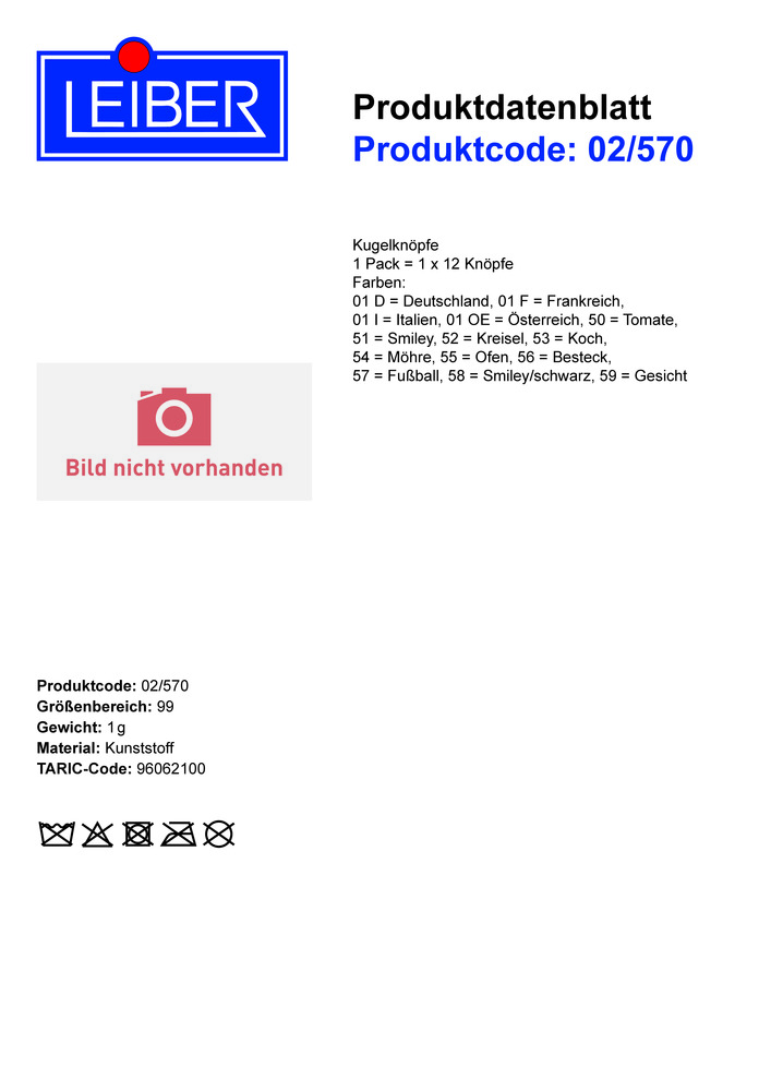 Datenblatt Zertifikat