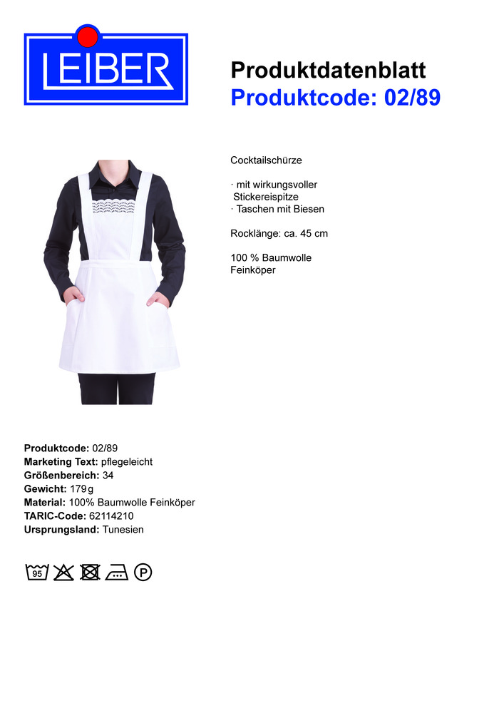 Datenblatt Zertifikat