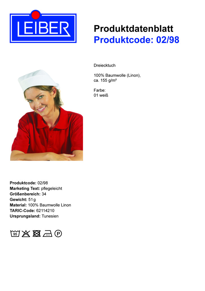 Datenblatt Zertifikat