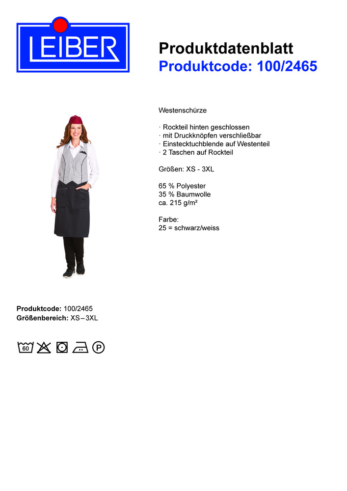 Datenblatt Zertifikat