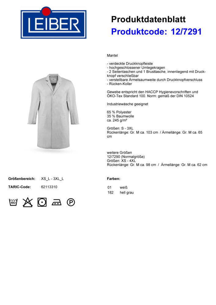 Datenblatt Zertifikat