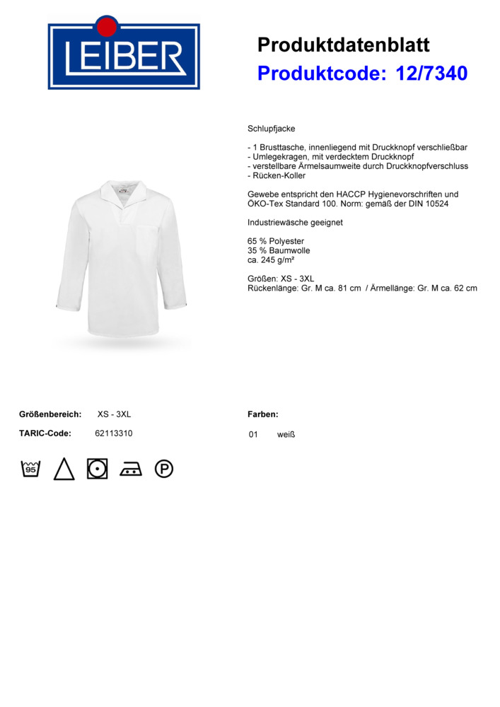 Datenblatt Zertifikat