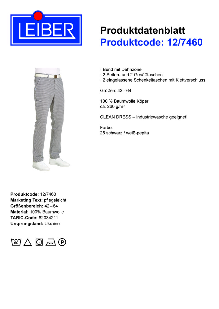 Datenblatt Zertifikat