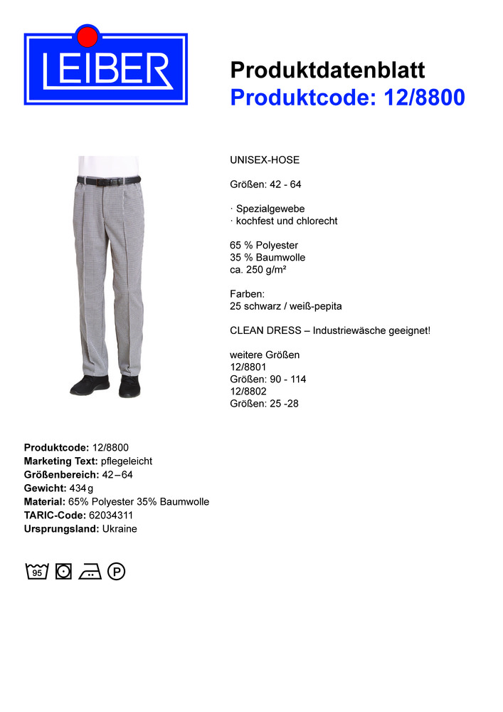 Datenblatt Zertifikat