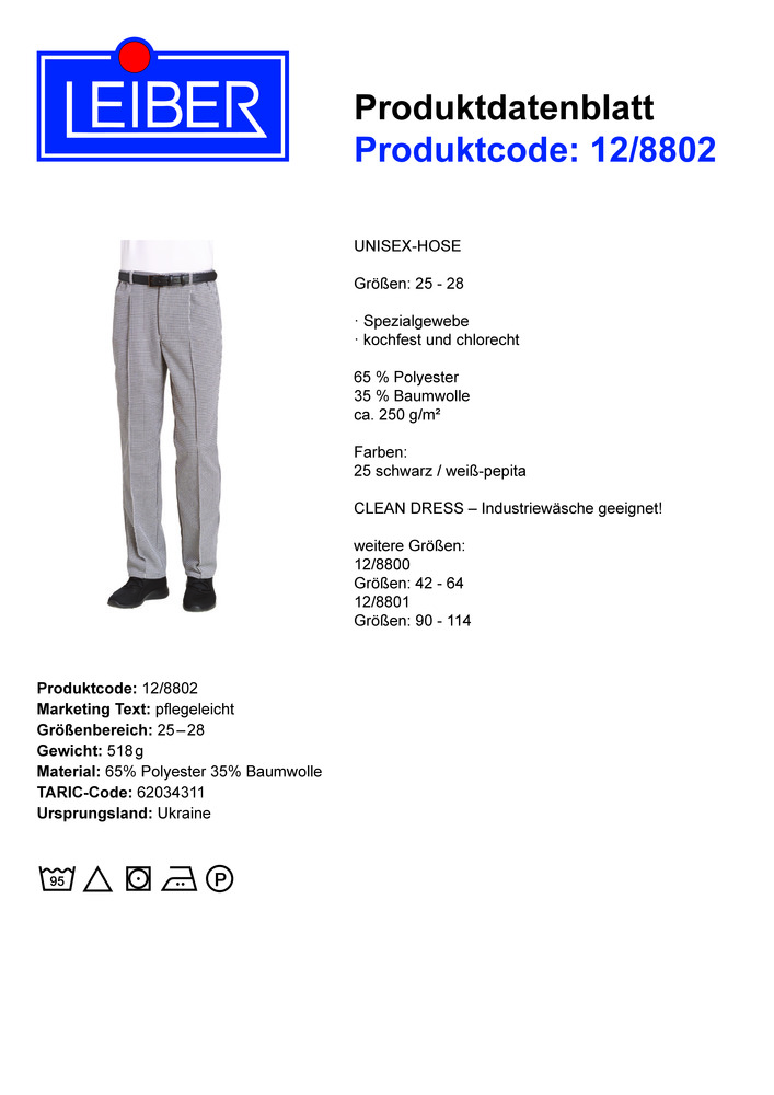 Datenblatt Zertifikat