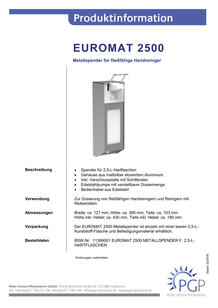 Datenblatt Zertifikat