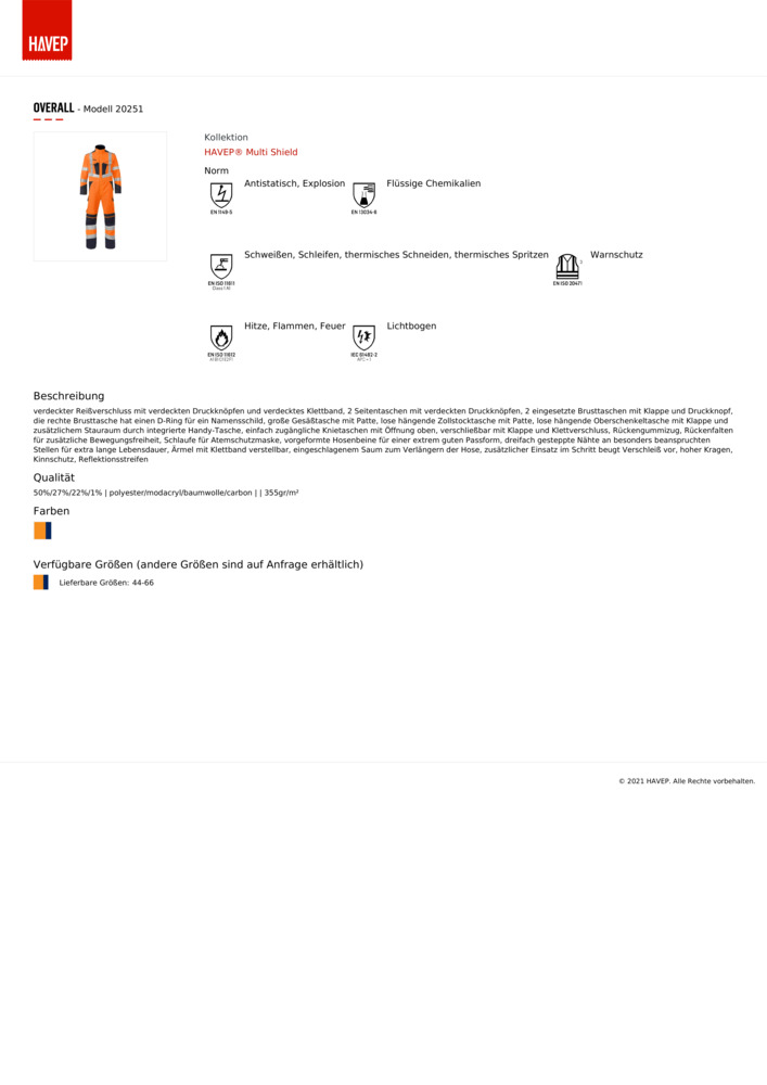 Datenblatt Zertifikat