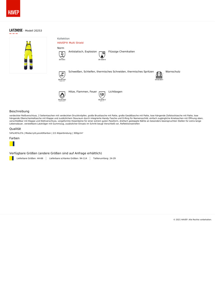 Datenblatt Zertifikat