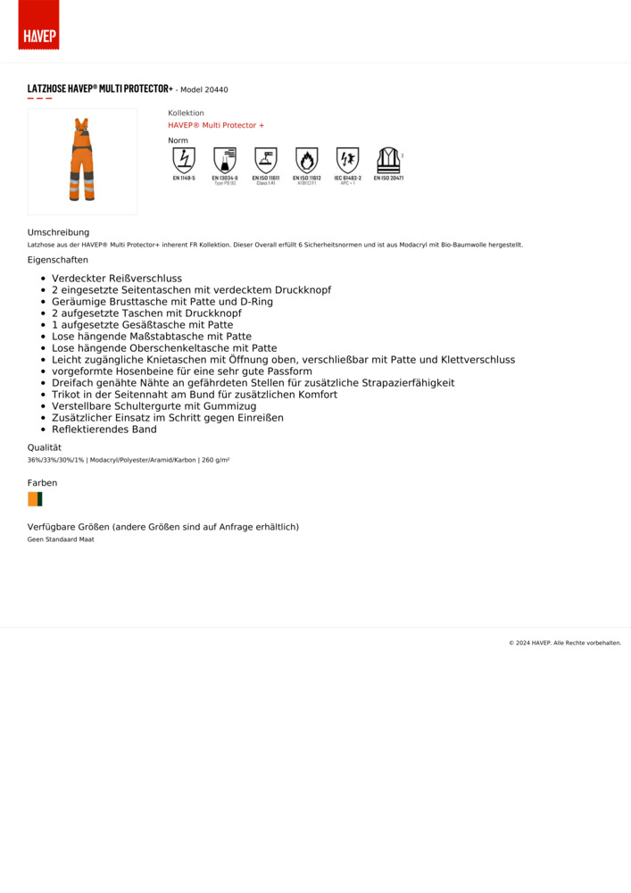 Datenblatt Zertifikat