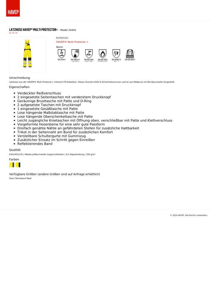 Datenblatt Zertifikat
