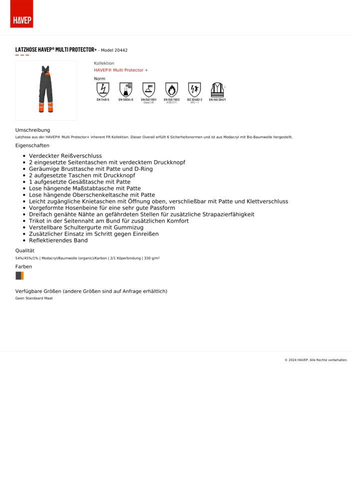 Datenblatt Zertifikat