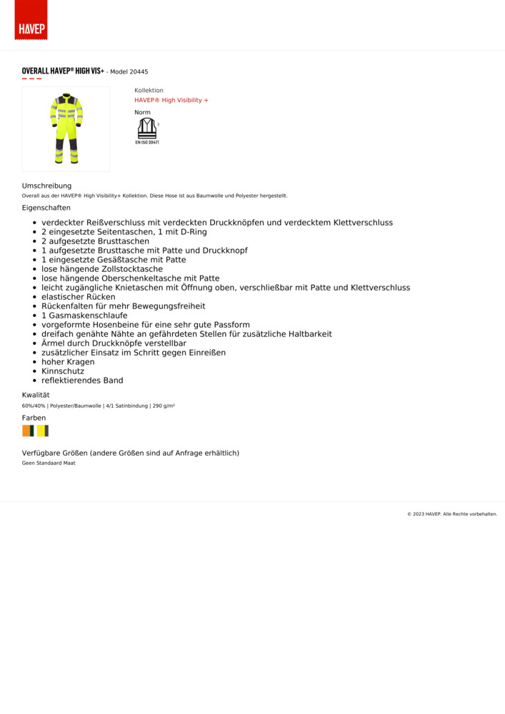 Datenblatt Zertifikat