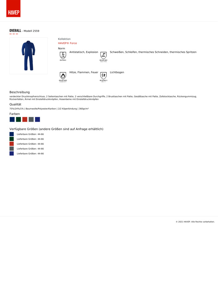 Datenblatt Zertifikat