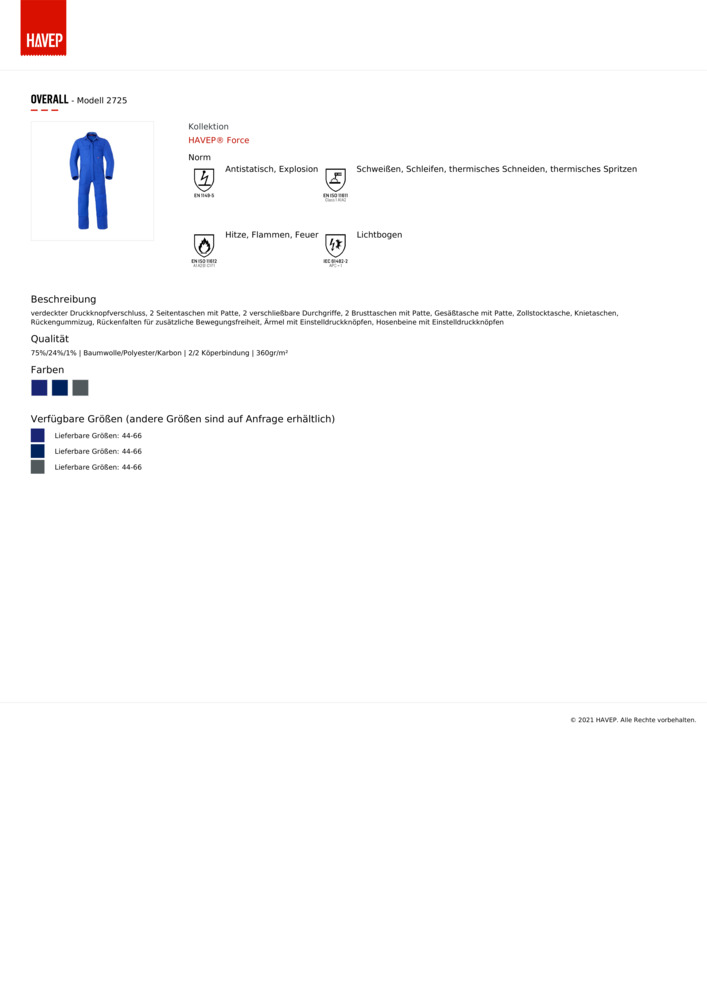 Datenblatt Zertifikat